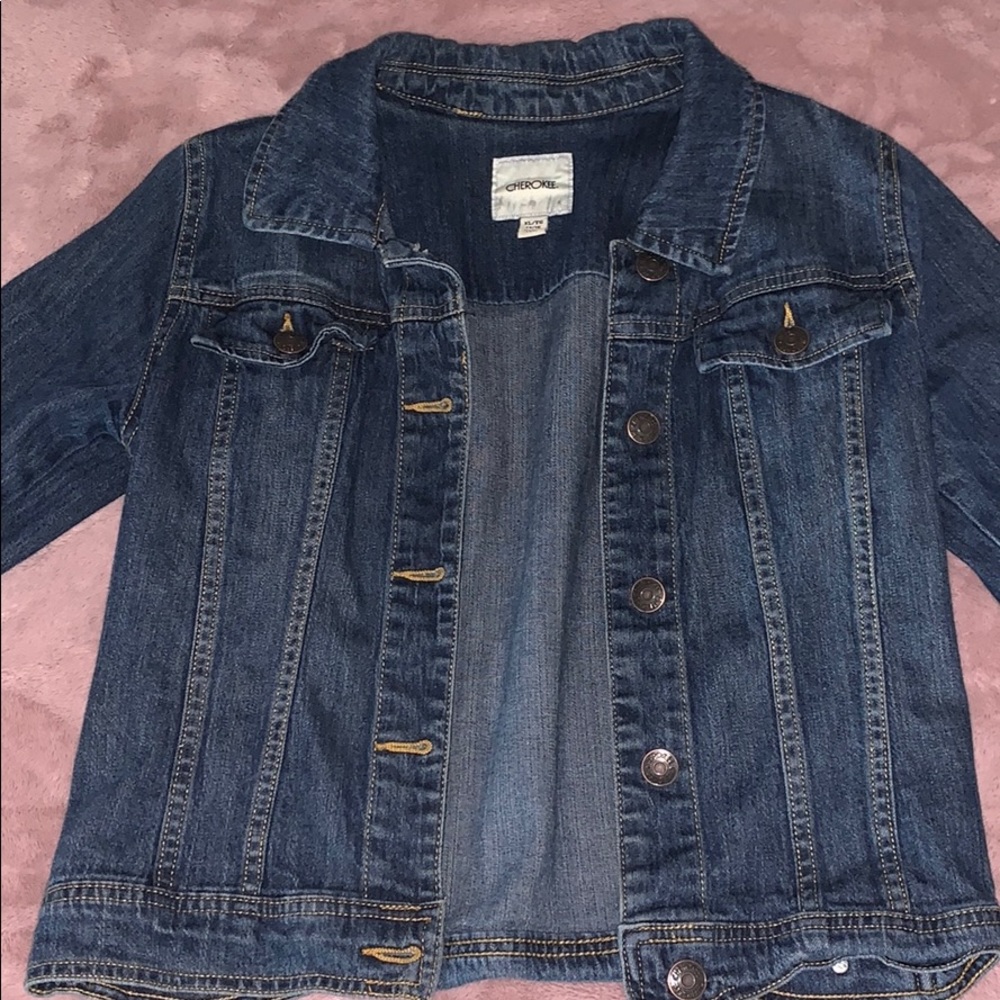 XL Girls Cherokee Denim Jacket